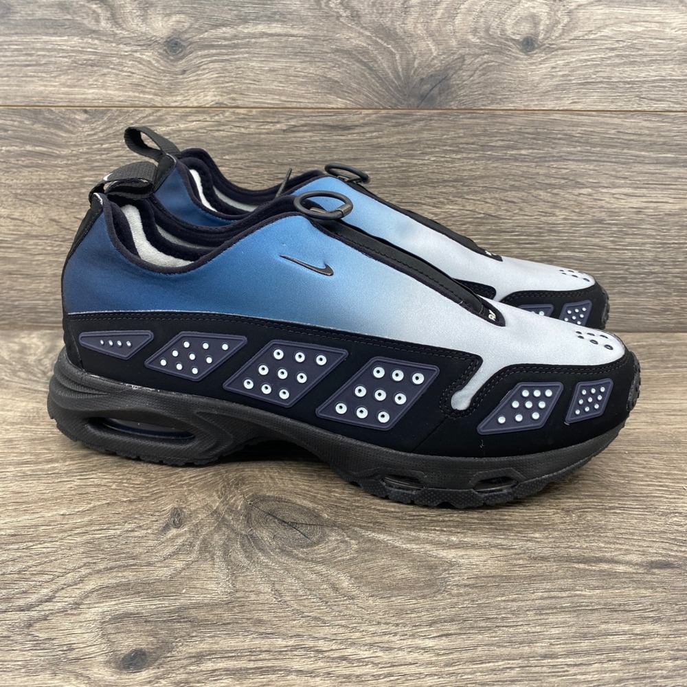 Nike Air Sunder Max Mens 10 Blue Gradient Black Zipper HJ8080-401